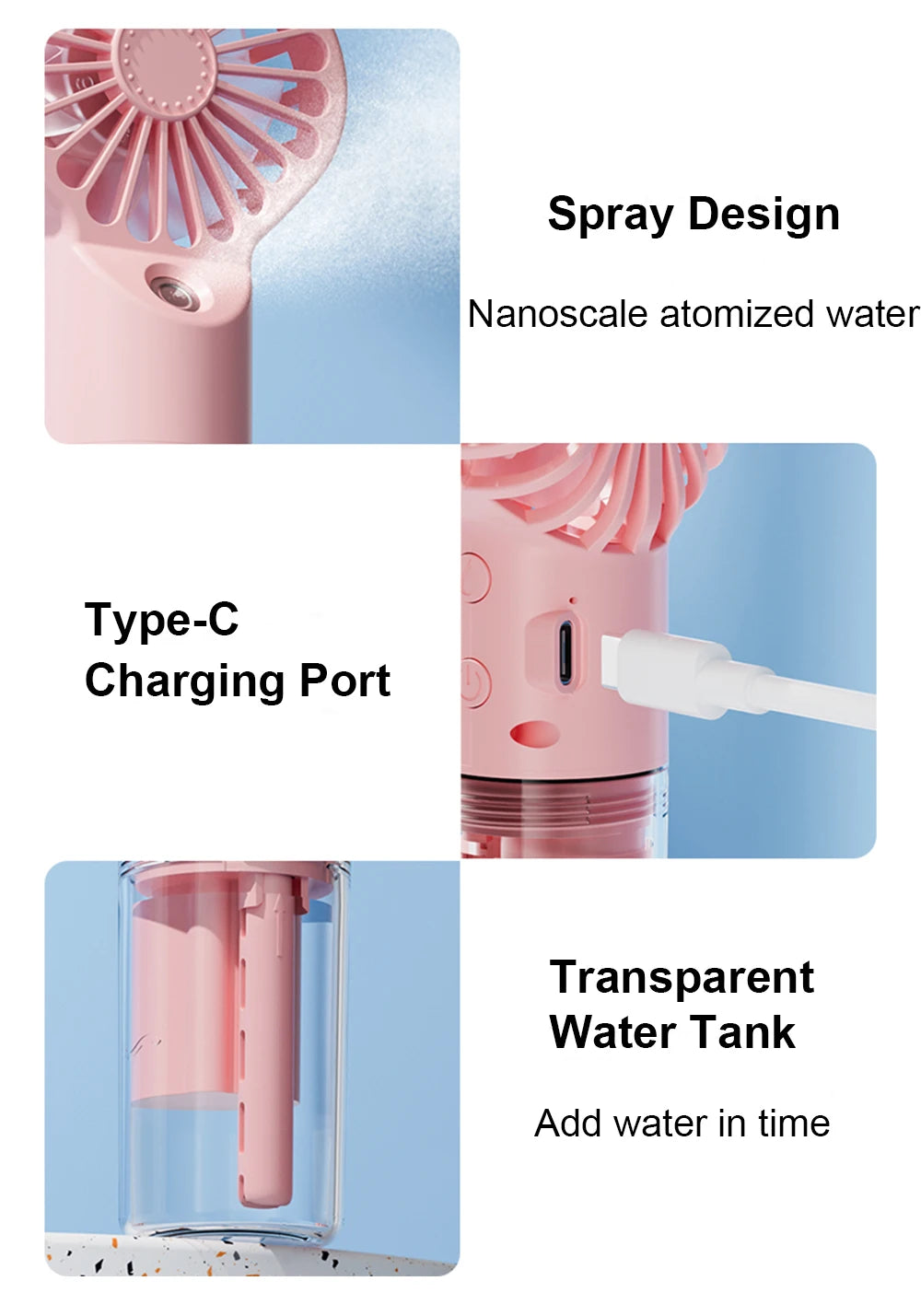 ❄️ Mistava Mini Mist Fan 💨