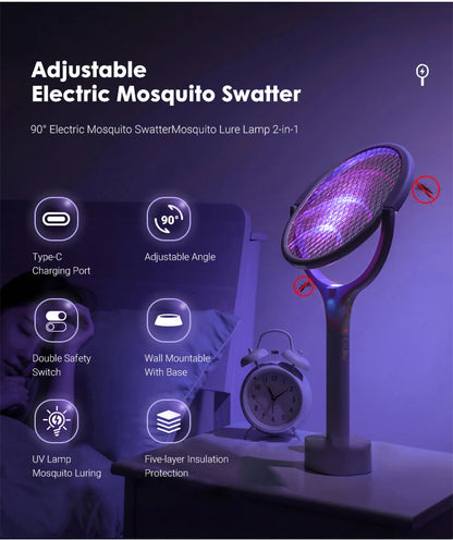 ⚡️Mistava 5-in-1 Electric Bug Zapper 🦟🔋